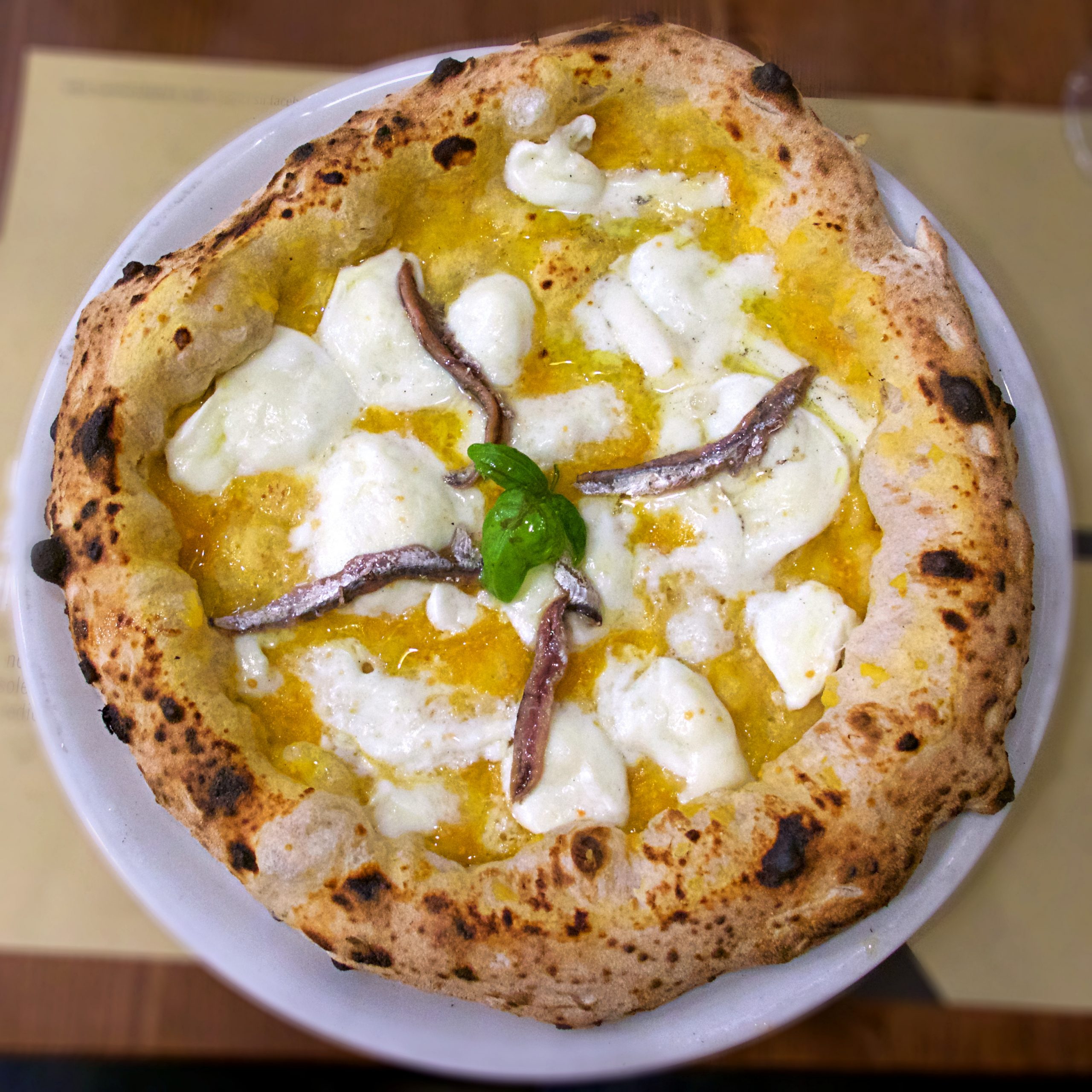 Una delle pizze provate presso Da Zero a Milano