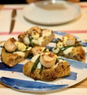 Carbonara di Capasanta (pizzeria i Tigli, San Bonifacio - Verona)