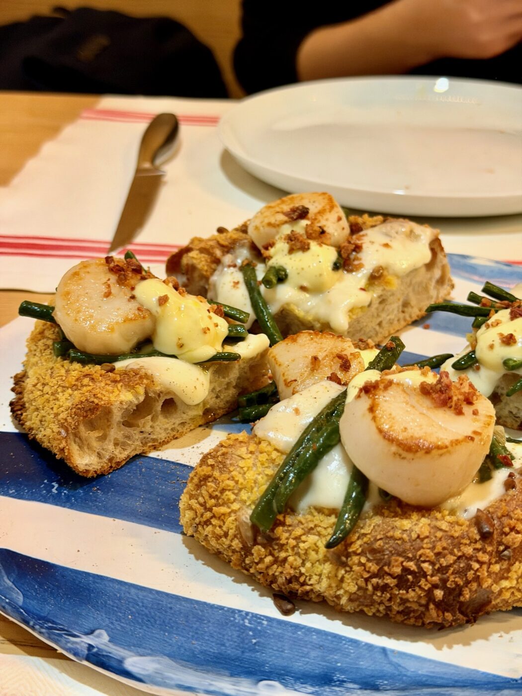 Carbonara di Capasanta (pizzeria i Tigli, San Bonifacio - Verona)