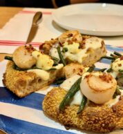 Carbonara di Capasanta (pizzeria i Tigli, San Bonifacio - Verona)