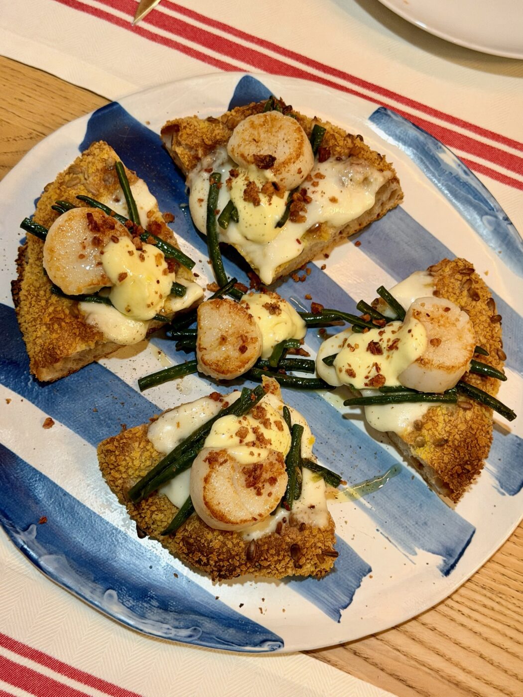 Carbonara di Capasanta (pizzeria i Tigli, San Bonifacio - Verona)