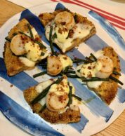 Carbonara di Capasanta (pizzeria i Tigli, San Bonifacio - Verona)