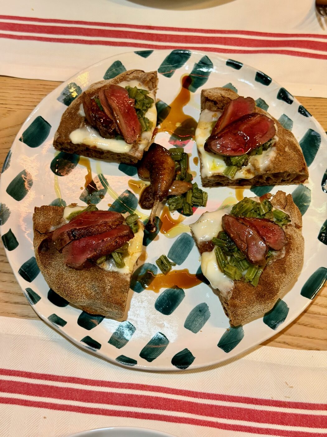 Piccione arrosto (pizzeria i Tigli, San Bonifacio - Verona)