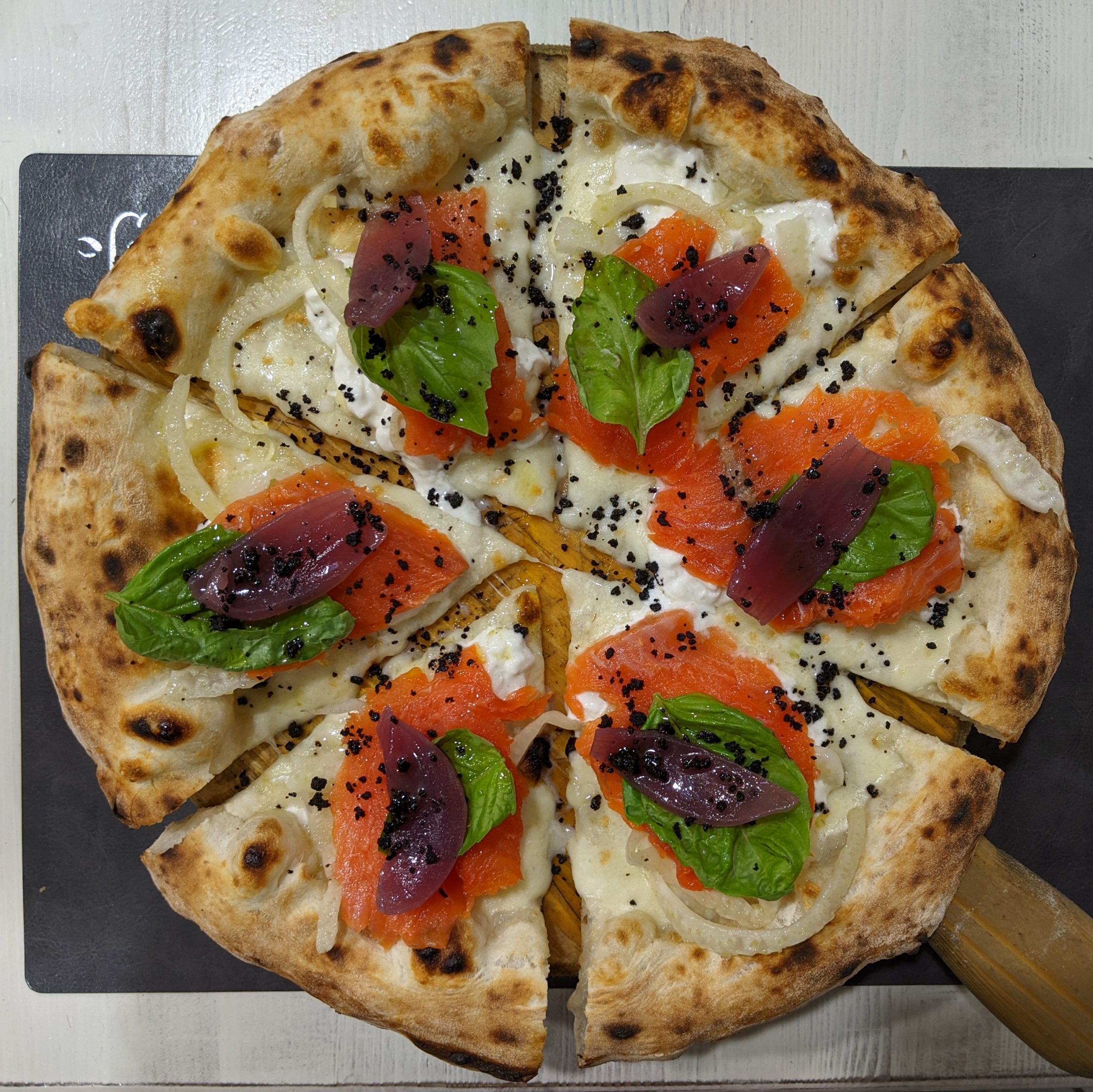 Salmone (Pizzeria Il Segreto di Pulcinella, Benevento)