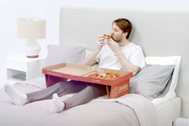 Pizza Box a letto