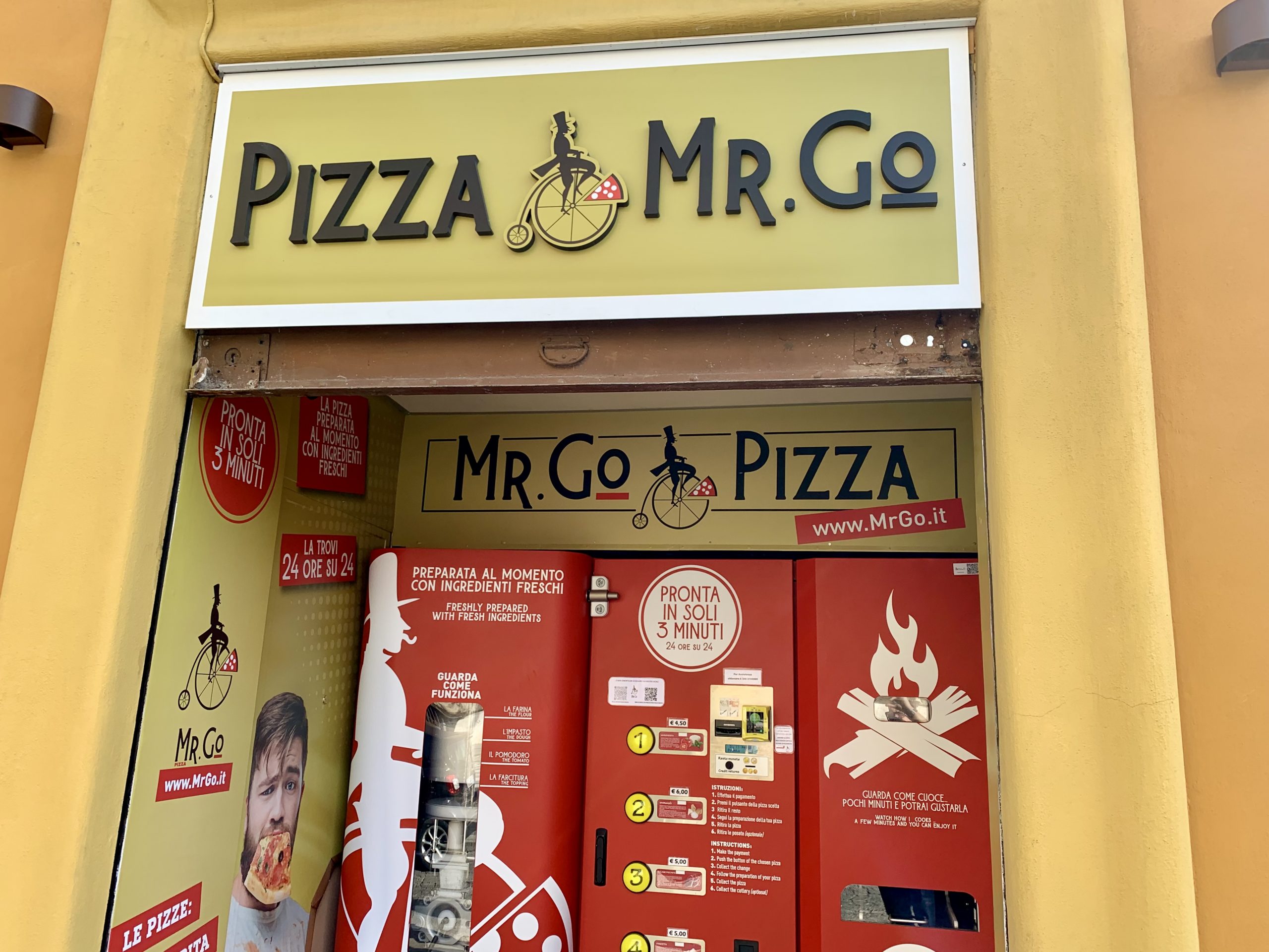 Distributore Pizza Roma Mr Go