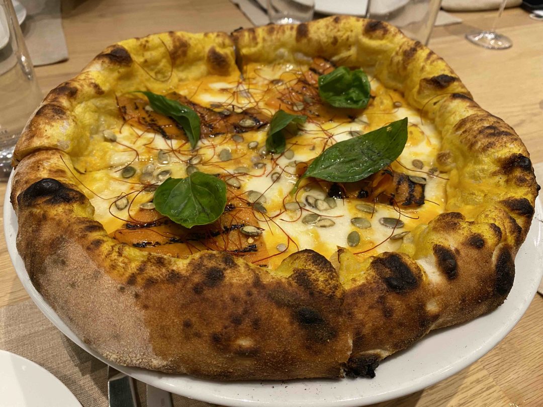 Pizza assoluto di zucca (Pizzeria La Bolla Caserta)