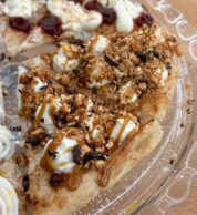 Pizza dolce (pizzeria La Bolla, Caserta)