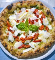 Pizza pomodorino e grana (Pizzeria Aria nuova, Formia)