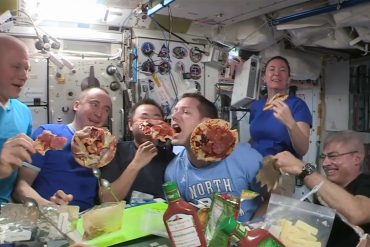 pizza party iss