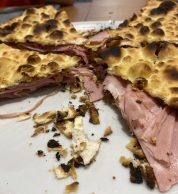Schiacciata mortadella 2 (180grammi, Prenestino, Roma)