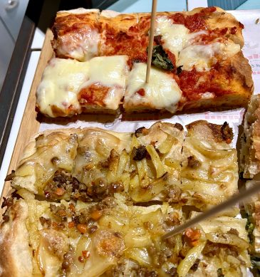 Pizza mista (Pizzeria Degusta, Ortigia, Siracusa)