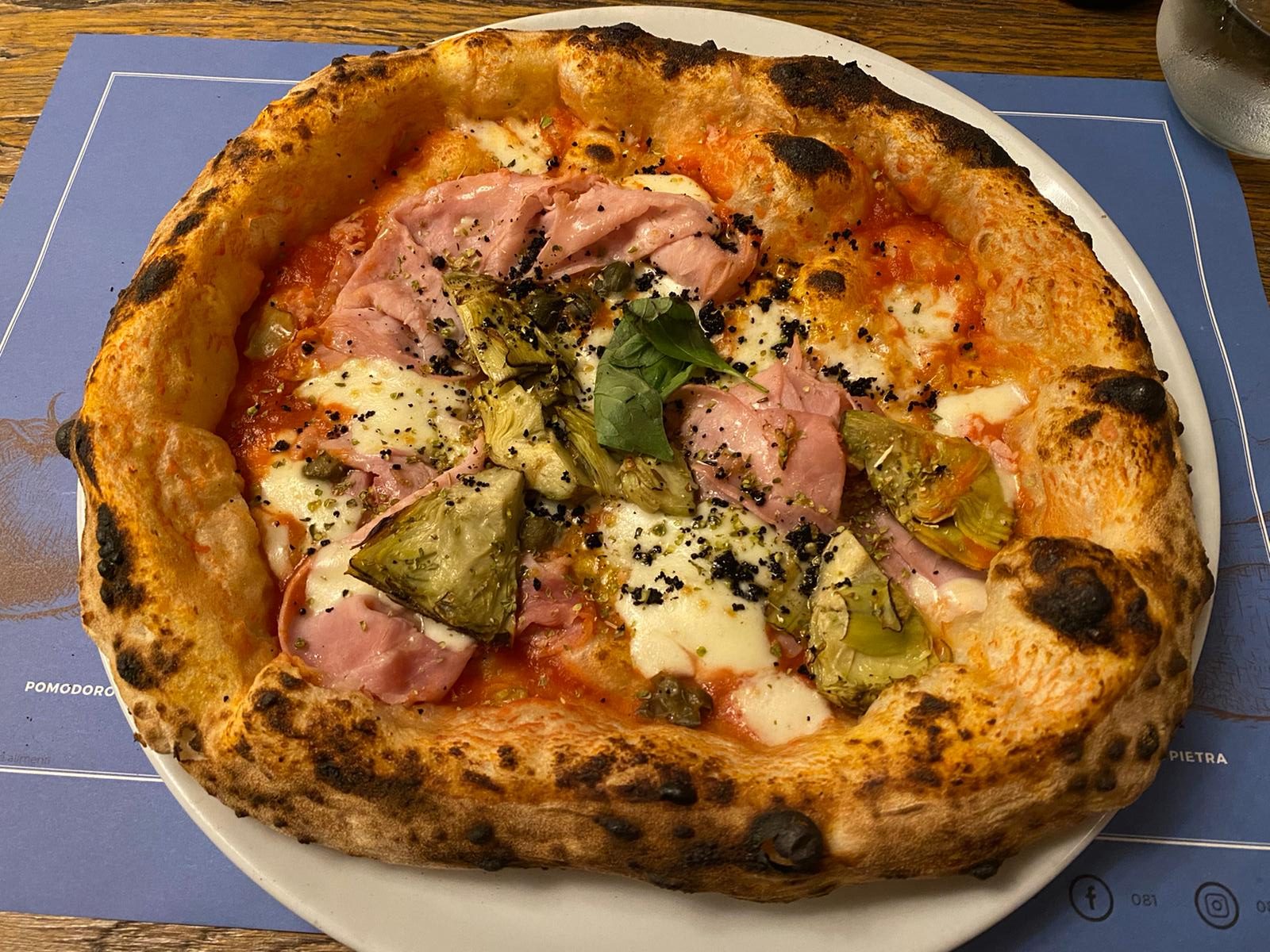 Pizza capricciosa (Pizzeria 081, Melegnano)