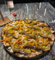 Fiori di zucca (pizzeria Clementina, Roma)