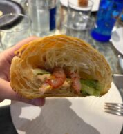 Sfogliato salato (pizzeria Clementina, Roma)