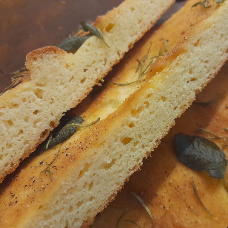 Focaccia senza glutine Chef marco Domenella