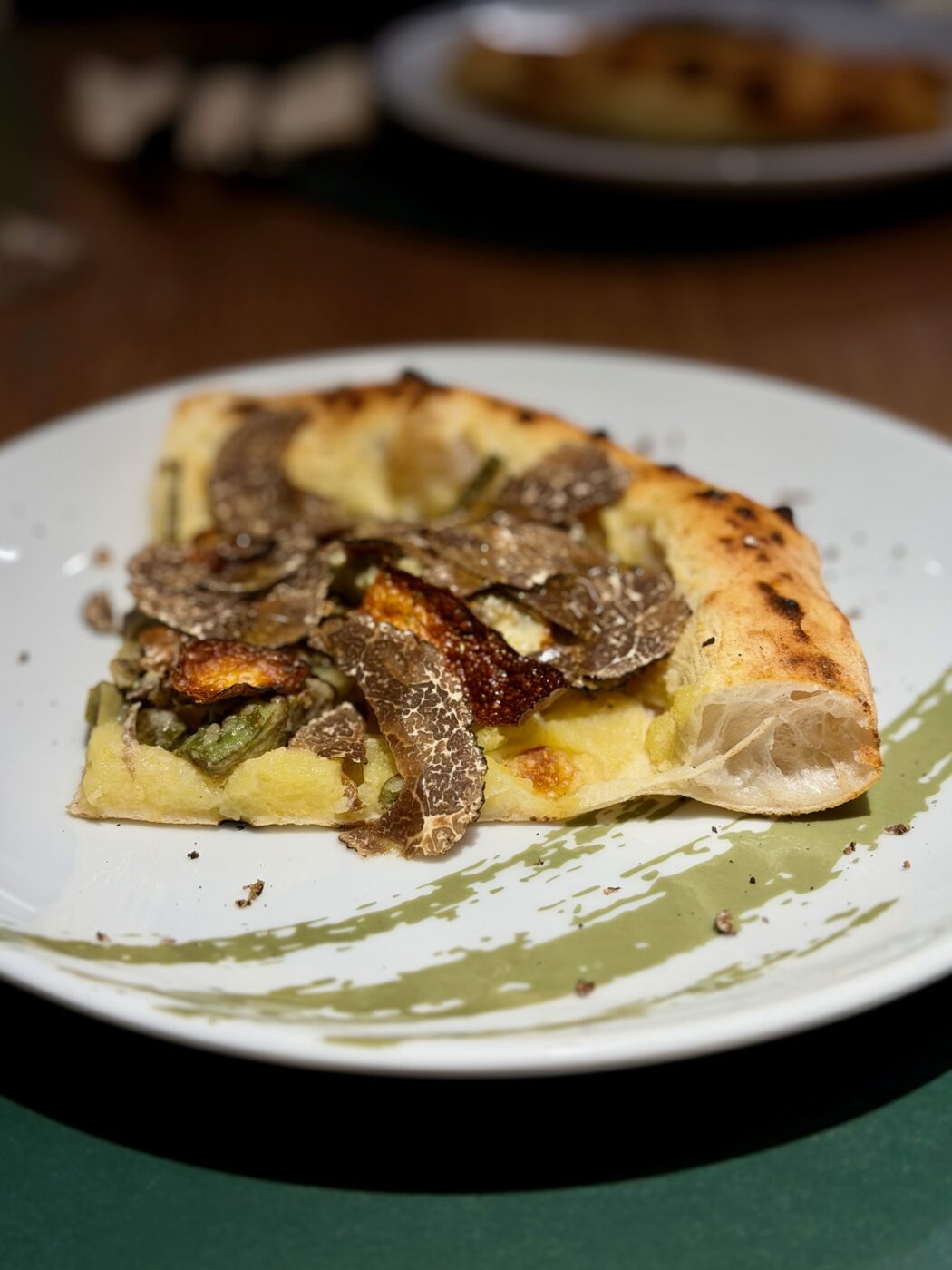 Tartufo e carciofi (pizzeria Raf Bonetta, Napoli)