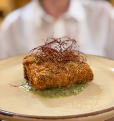 Frittatina di orecchiette alle cime di rapa (Pizzeria Biga Bisceglie, Bisceglie)