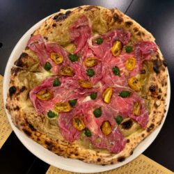 Carpaccio di Angus (pizzeria Levante, Altamura)