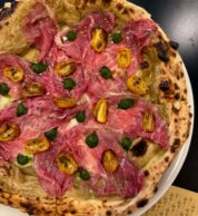 Carpaccio di Angus (pizzeria Levante, Altamura)