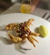 Granchio blu fritto (pizzeria Brando, Gioia Del Colle)