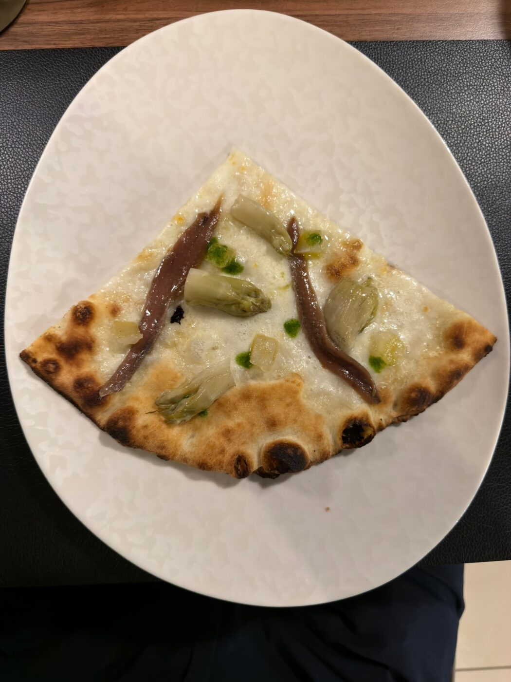 Alici e cedro candito (pizzeria D'Orazio, San Giovanni Rotondo)