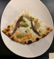 Alici e cedro candito (pizzeria D'Orazio, San Giovanni Rotondo)