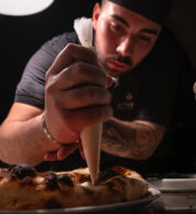 Spuma di ricotta (pizzeria Alterego, Andria)