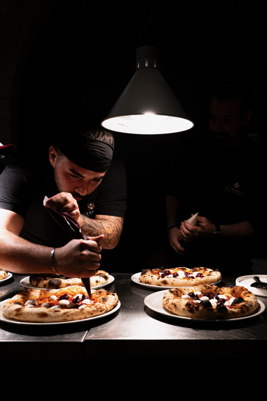 Spuma di ricotta (pizzeria Alterego, Andria)