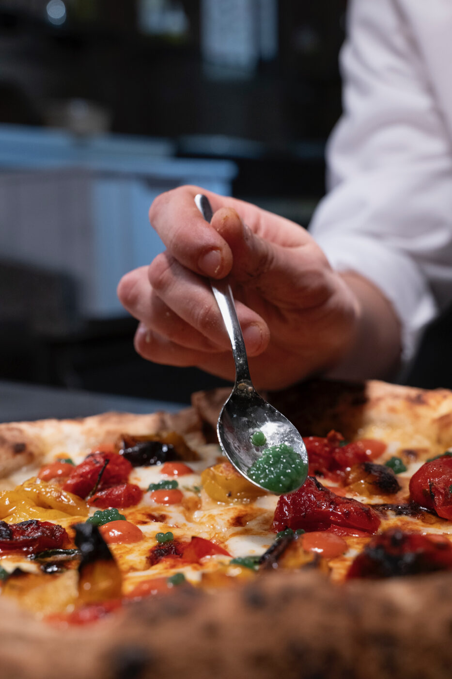 Margherita bruciata (pizzeria Brando, Gioia Del Colle)