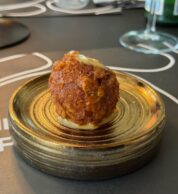 Sfera liquida (pizzeria Lievita 72, Gallipoli)