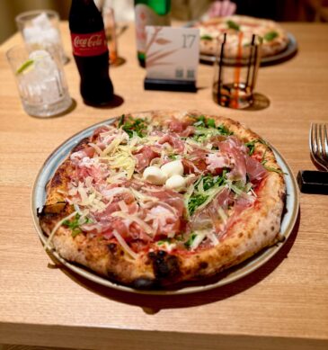 Crudo e rucola (Saccharum Pizzeria, Altavilla Milicia)