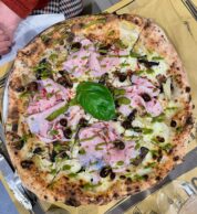 Prosciutto cotto e olive (Pizzeria Borgotto, Capaccio Paestum)